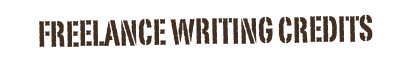 freelance writing credits